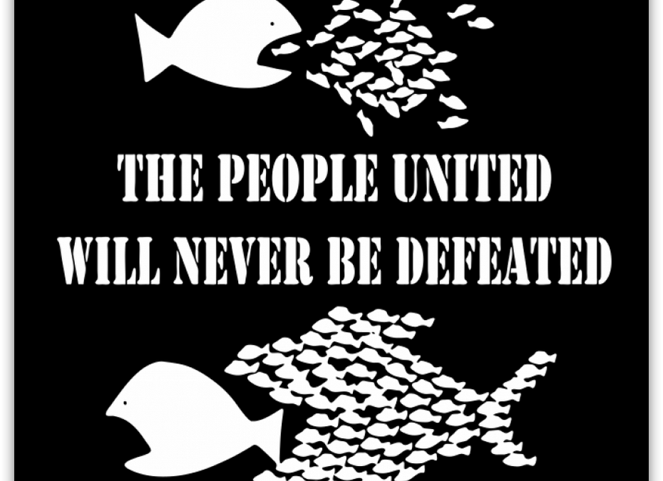 The People United will never be defeated